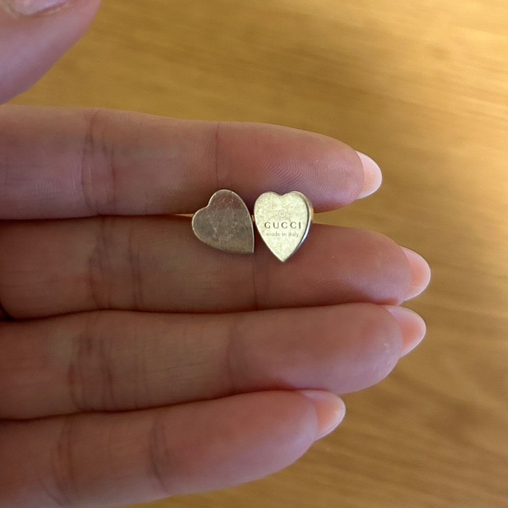 GUCCI heart earrings
